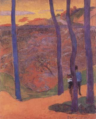 Paul Gauguin Blue Trees (mk07) Germany oil painting art
